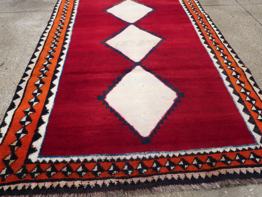 Vintage Persian Gabbeh Rug, No.31371 - Galerie Shabab