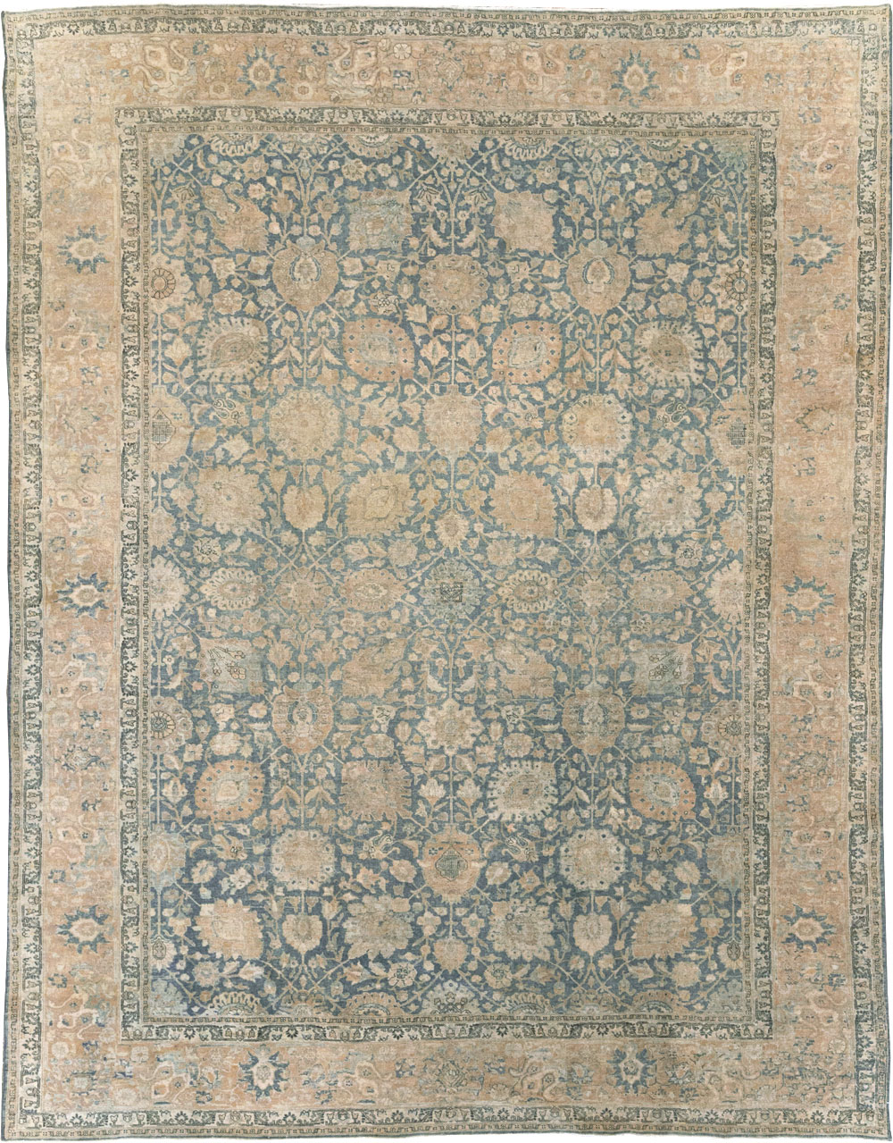 Antique Persian Tabriz Room Size Carpet, No.31374 - Galerie Shabab