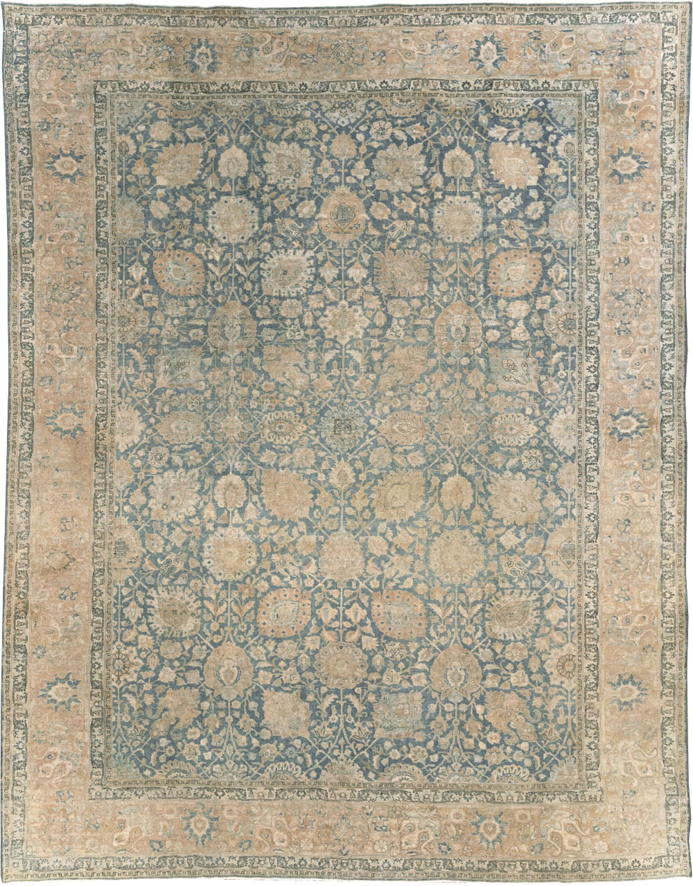 Antique Persian Tabriz Room Size Carpet, No.31374 - Galerie Shabab