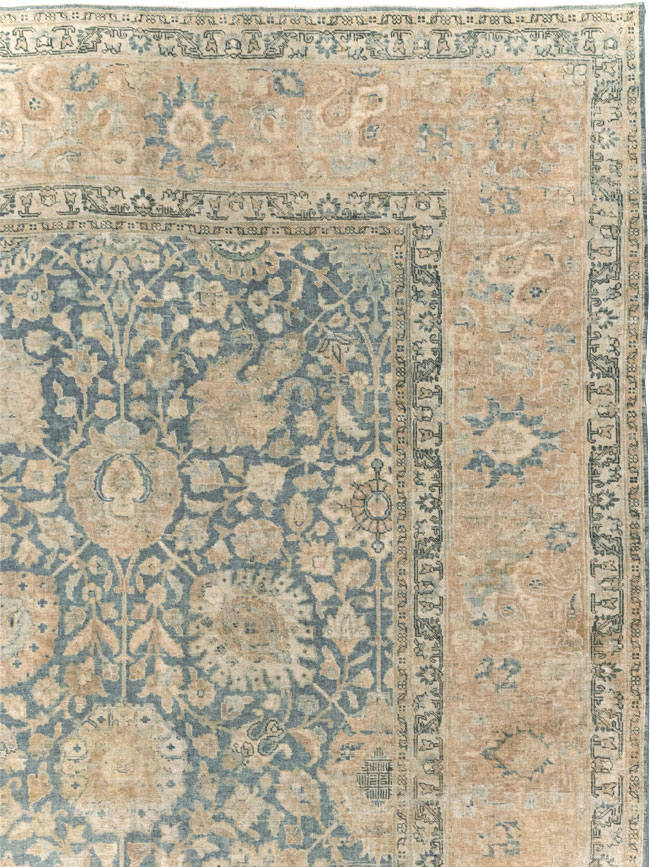 Antique Persian Tabriz Room Size Carpet, No.31374 - Galerie Shabab