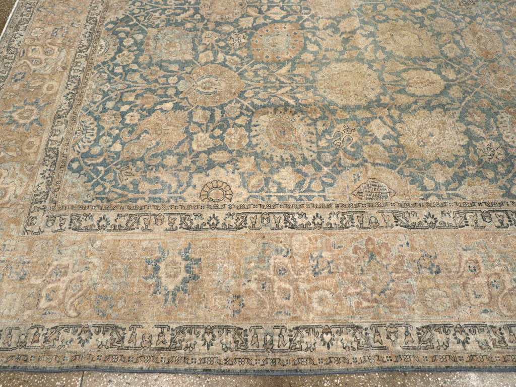 Antique Persian Tabriz Room Size Carpet, No.31374 - Galerie Shabab