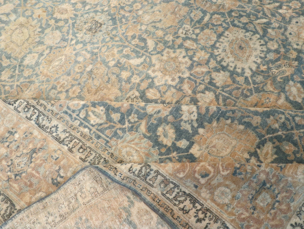 Antique Persian Tabriz Room Size Carpet, No.31374 - Galerie Shabab