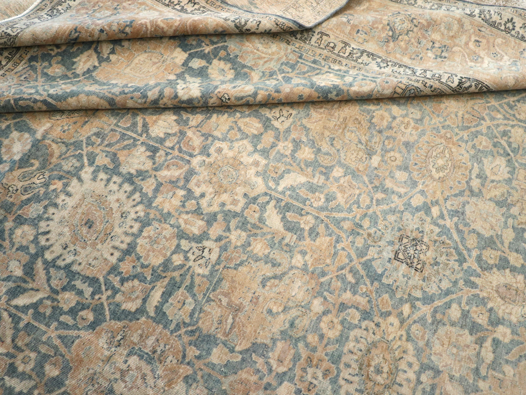 Antique Persian Tabriz Room Size Carpet, No.31374 - Galerie Shabab