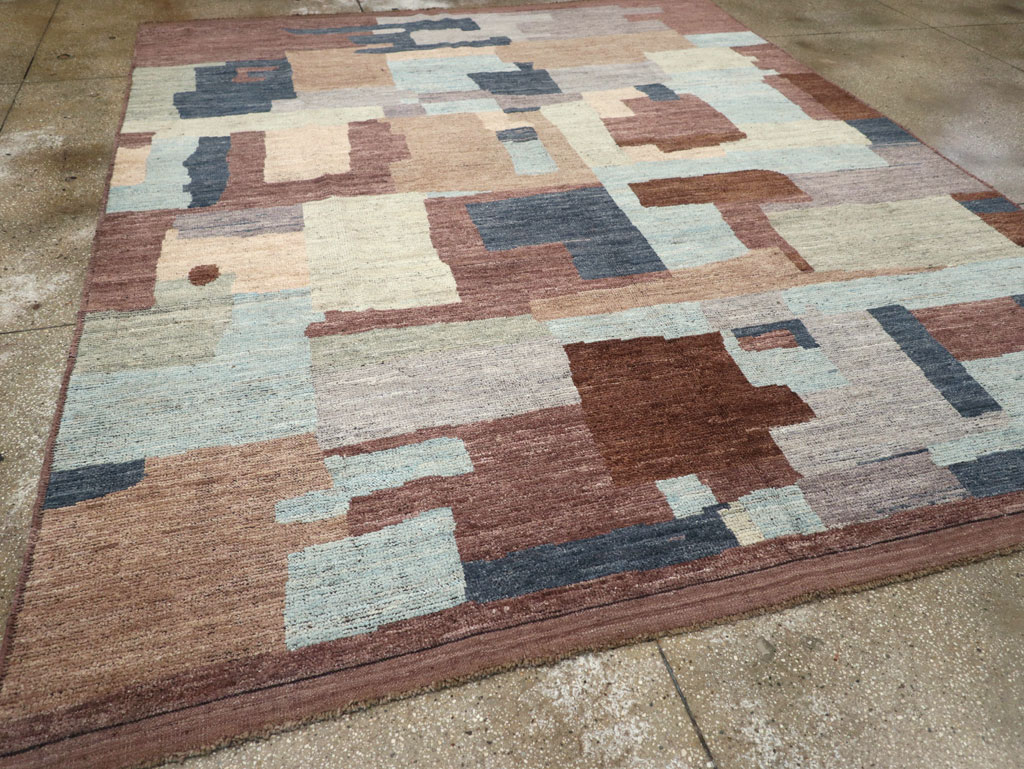 Contemporary Turkish Room Size Carpet, No.31377 - Galerie Shabab