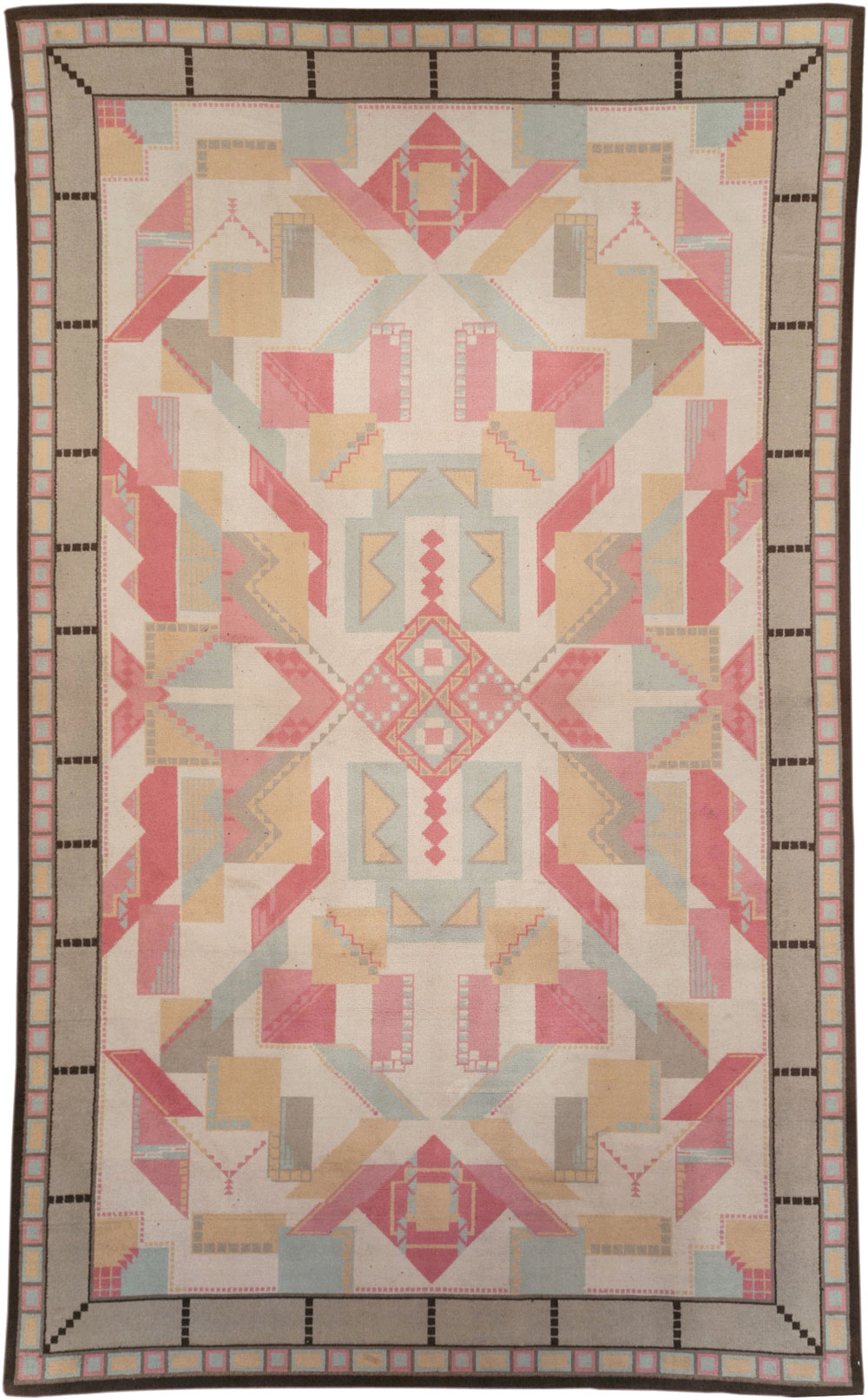 Vintage European Art Deco Large Room Size Carpet, No.31378 - Galerie Shabab