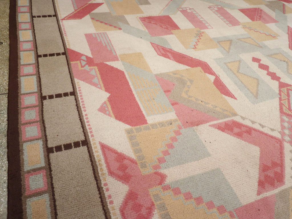 Vintage European Art Deco Large Room Size Carpet, No.31378 - Galerie Shabab