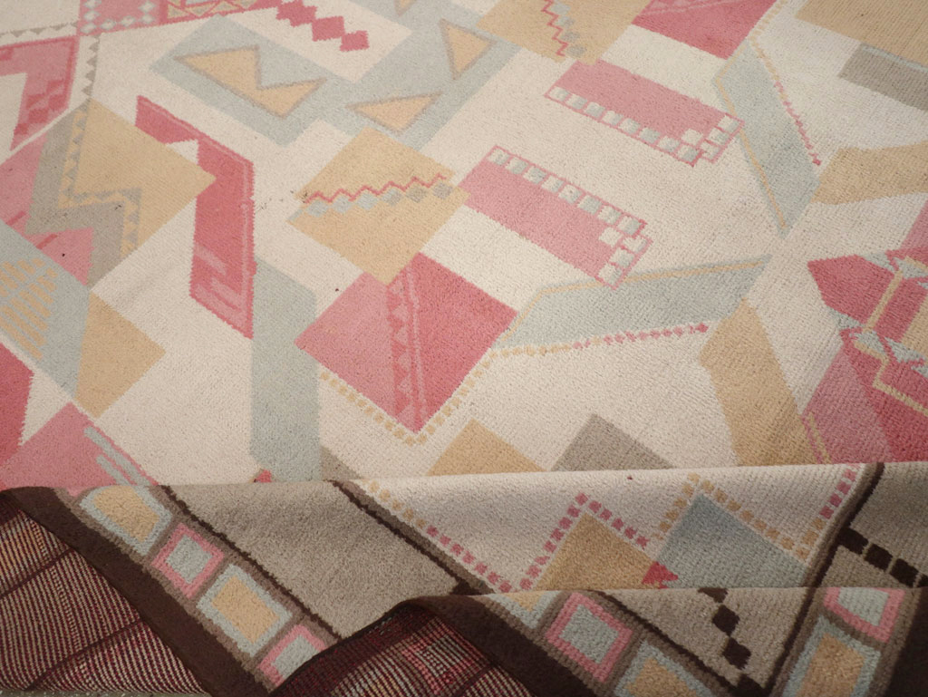 Vintage European Art Deco Large Room Size Carpet, No.31378 - Galerie Shabab