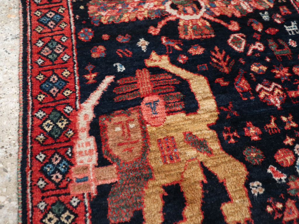 Persian Qashqai Pictorial Rug, No.31396 - Galerie Shabab