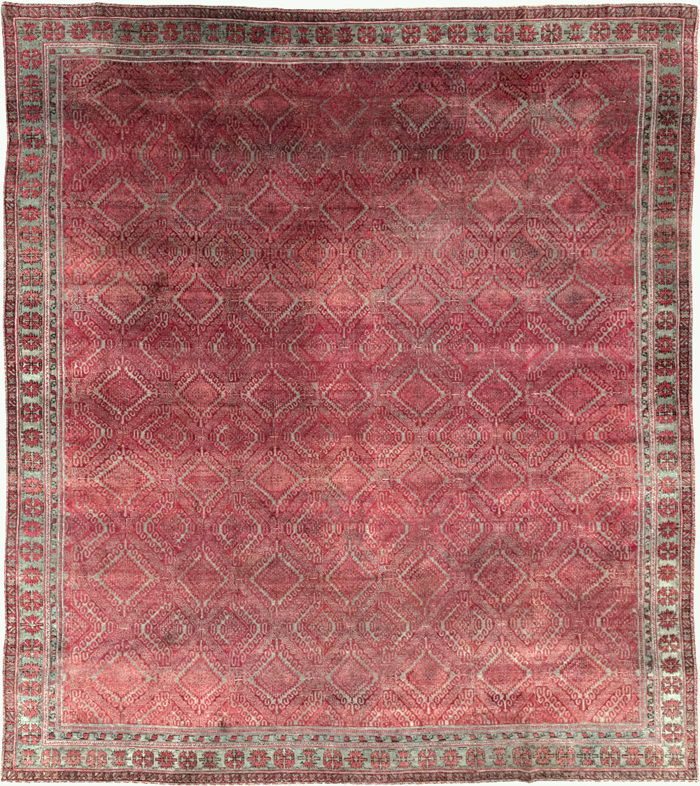 Antique Indian Agra Room Size Carpet, No.31403 - Galerie Shabab