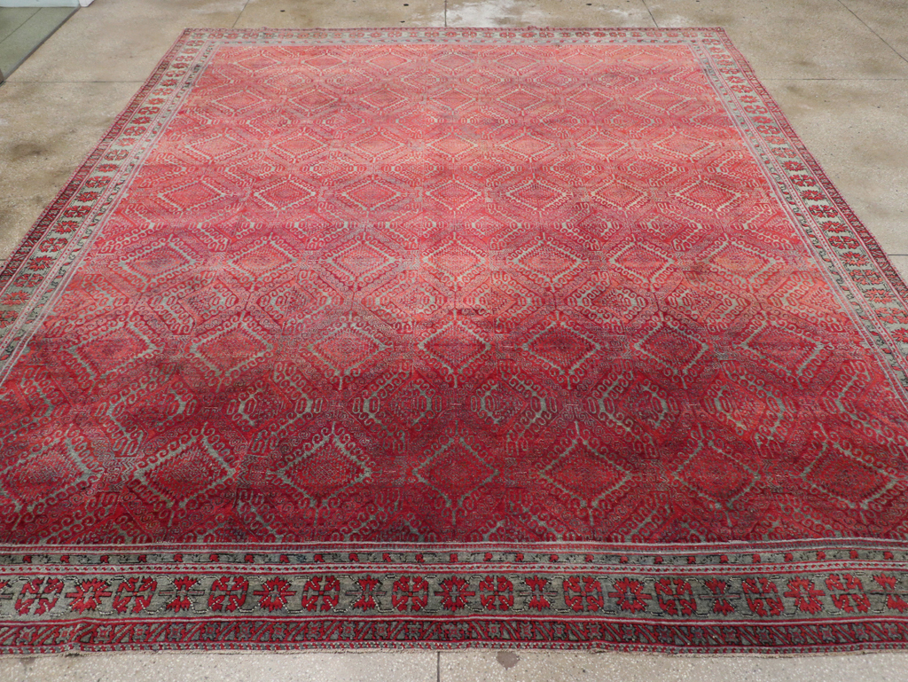 Antique Indian Agra Room Size Carpet, No.31403 - Galerie Shabab