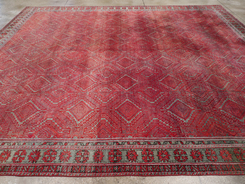 Antique Indian Agra Room Size Carpet, No.31403 - Galerie Shabab