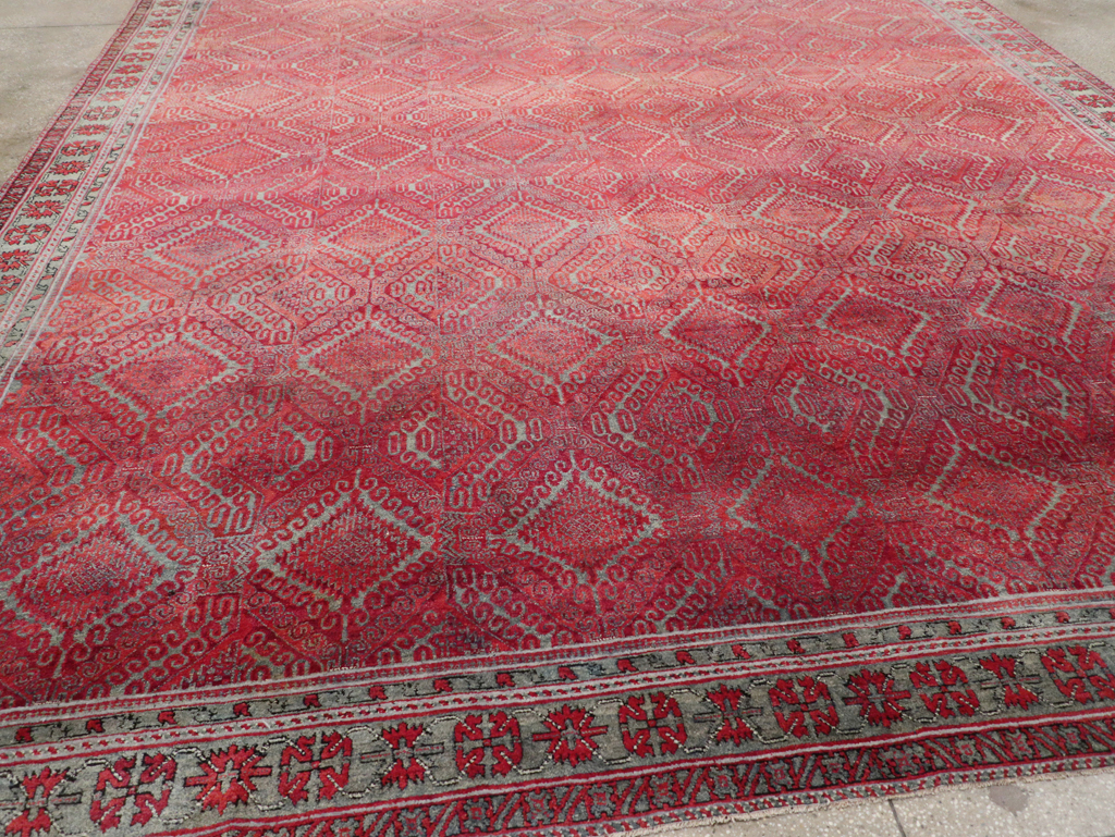 Antique Indian Agra Room Size Carpet, No.31403 - Galerie Shabab