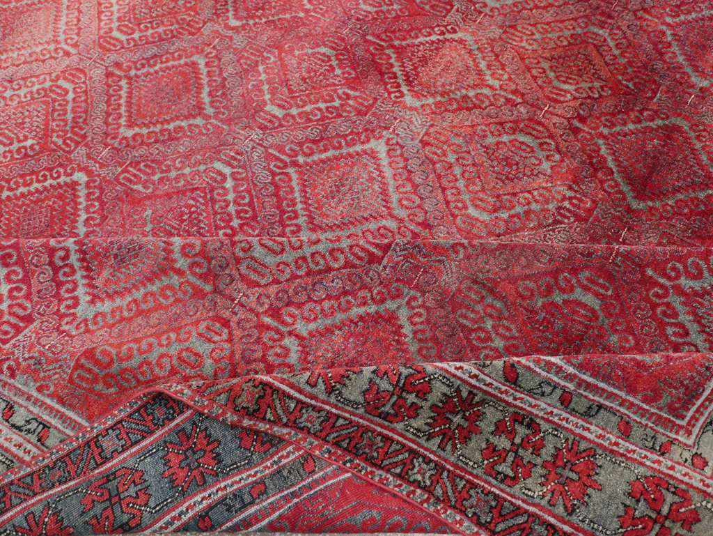 Antique Indian Agra Room Size Carpet, No.31403 - Galerie Shabab