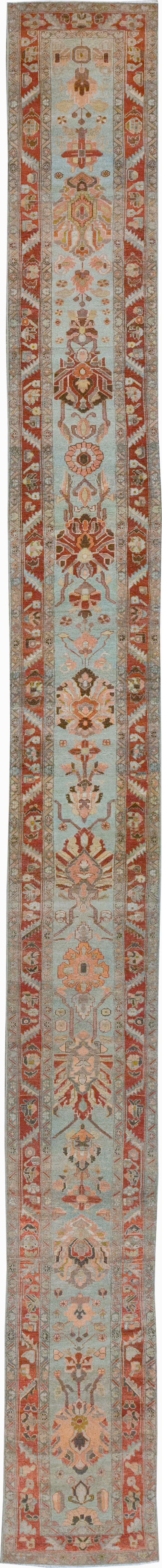 Antique Persian Bidjar Long Runner, No.31406 - Galerie Shabab