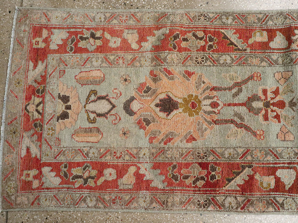 Antique Persian Bidjar Long Runner, No.31406 - Galerie Shabab
