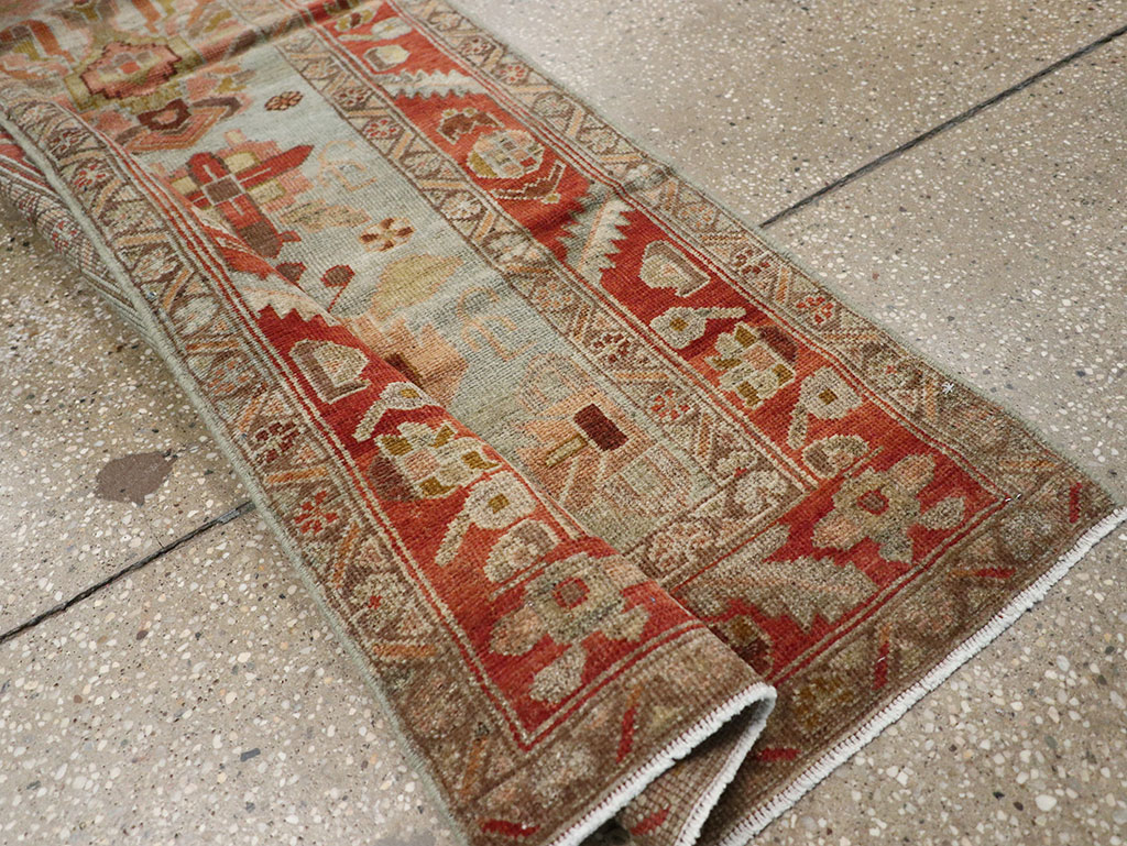 Antique Persian Bidjar Long Runner, No.31406 - Galerie Shabab