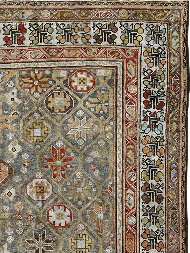 Antique Persian Kurd Gallery Rug, No.31411 - Galerie Shabab