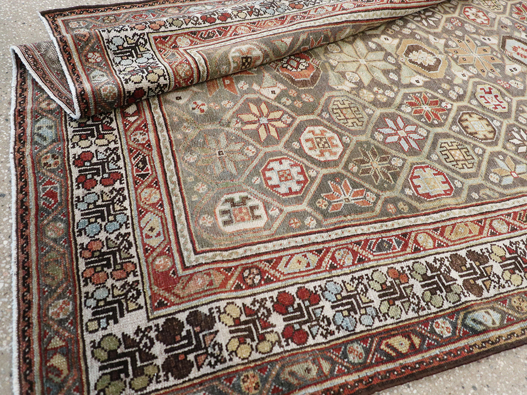 Antique Persian Kurd Gallery Rug, No.31411 - Galerie Shabab