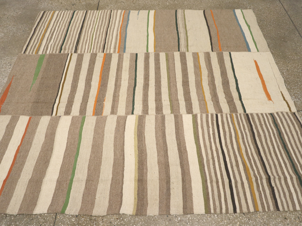 Modern Turkish Flatweave Accent Rug, No.31415 - Galerie Shabab