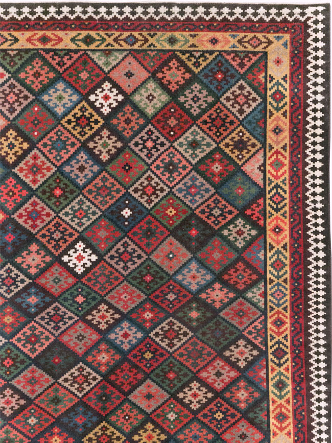 Contemporary Persian Qashqai Oversize Carpet, No.31418 - Galerie Shabab