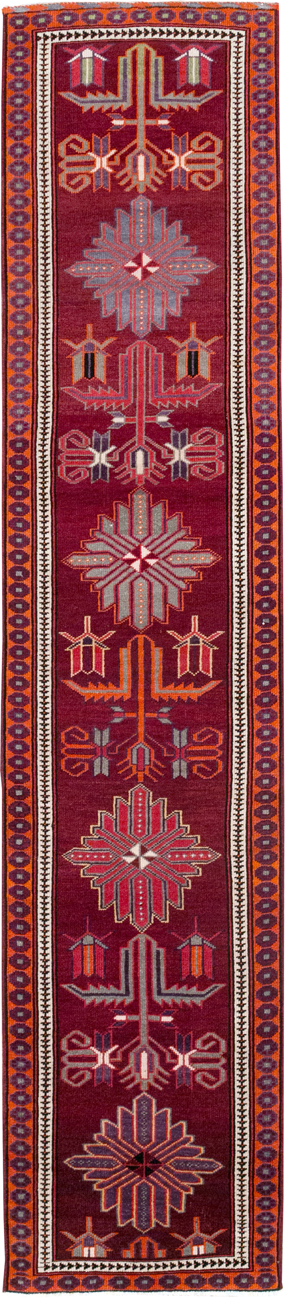Vintage Turkish Anatolian Tribal Runner (Pair: 1 of 2), No.31421 - Galerie Shabab