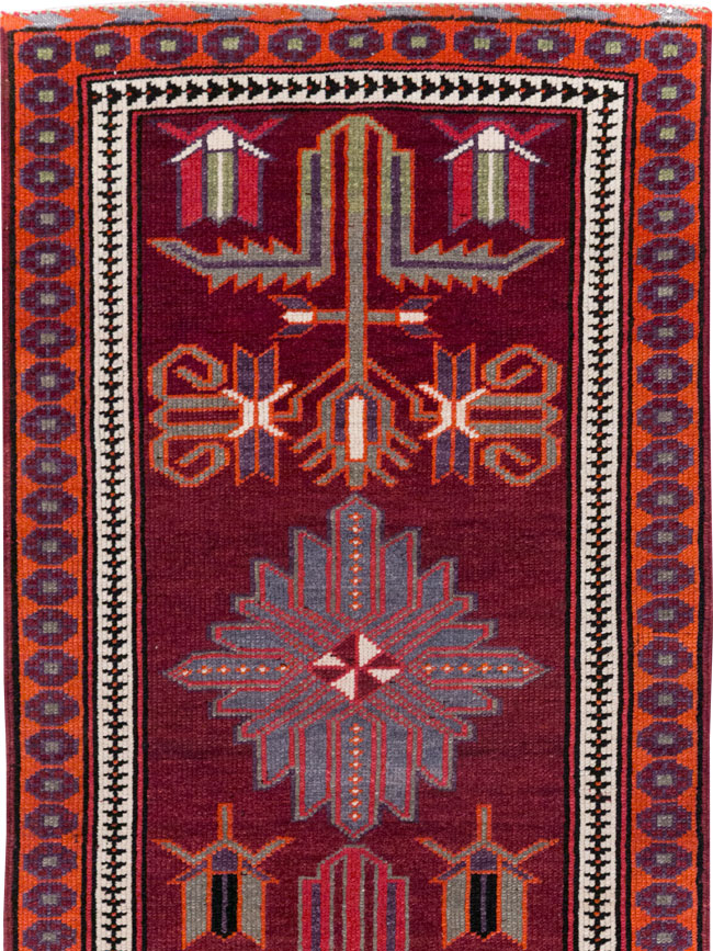 Vintage Turkish Anatolian Tribal Runner (Pair: 1 of 2), No.31421 - Galerie Shabab