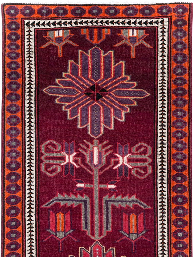 Vintage Turkish Anatolian Tribal Runner (Pair: 1 of 2), No.31421 - Galerie Shabab