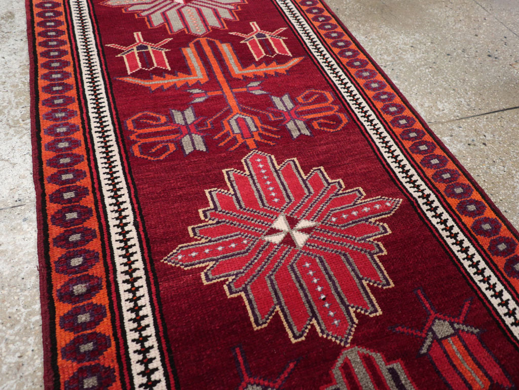 Vintage Turkish Anatolian Tribal Runner (Pair: 1 of 2), No.31421 - Galerie Shabab