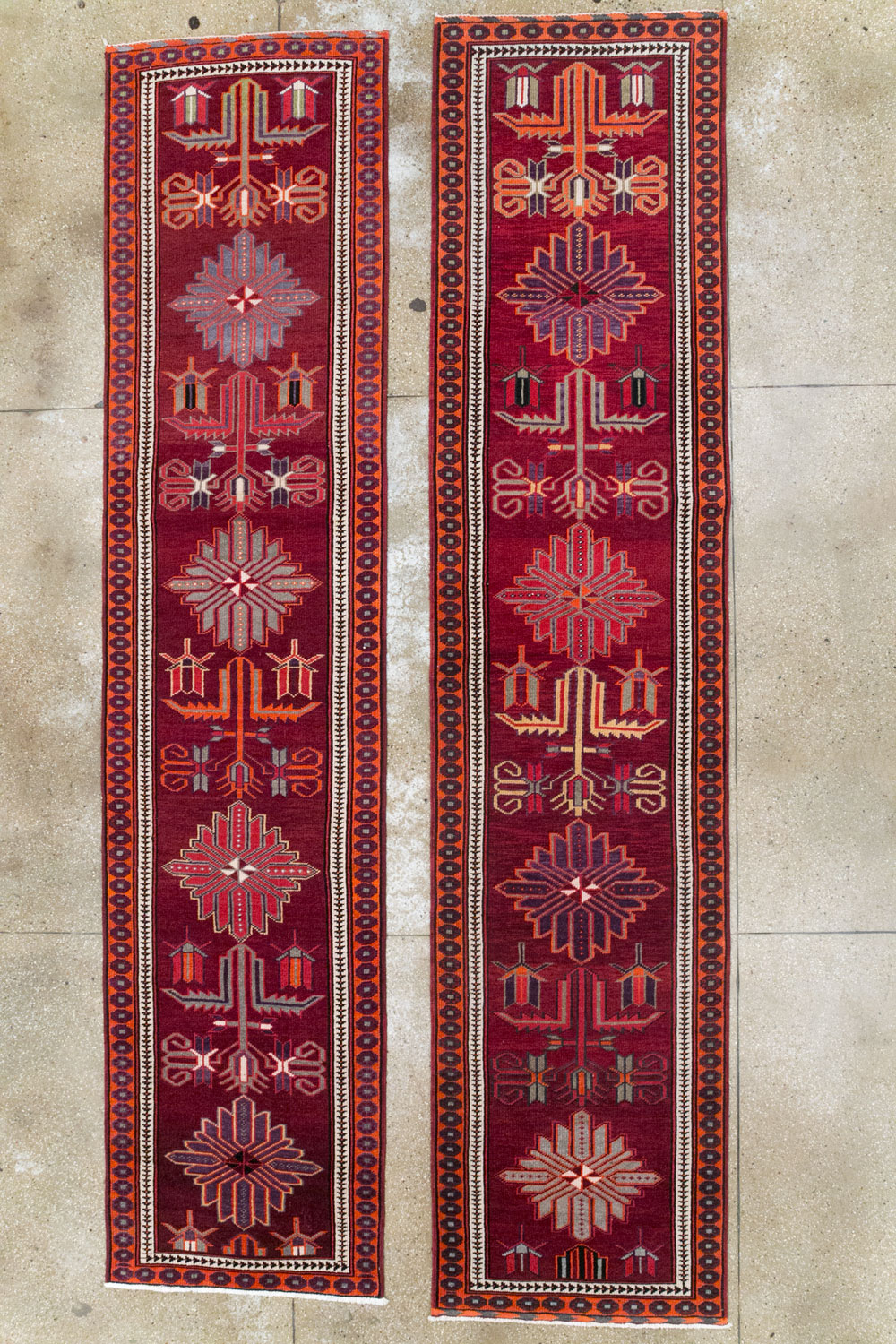Vintage Turkish Anatolian Tribal Runner (Pair: 1 of 2), No.31421 - Galerie Shabab