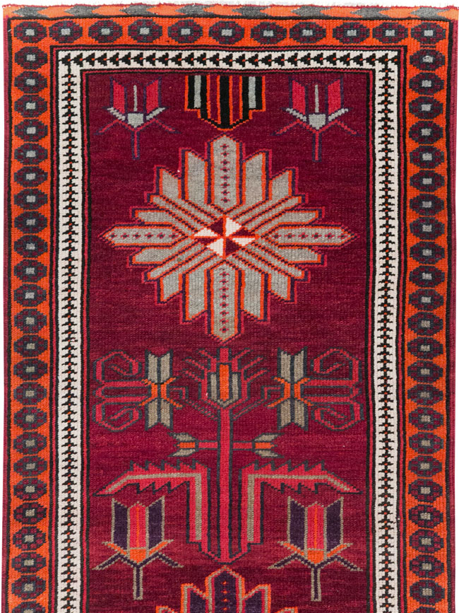 Vintage Turkish Anatolian Tribal Runner (Pair: 2 of 2), No.31422 - Galerie Shabab
