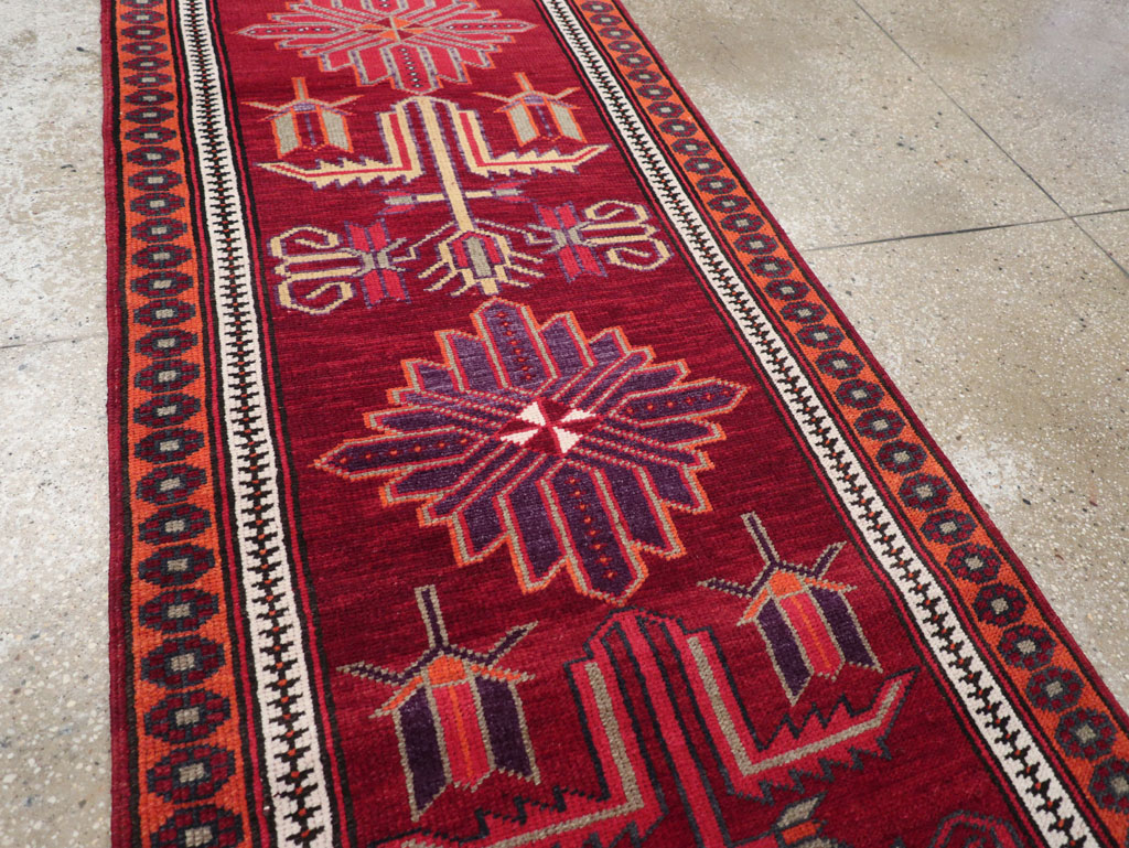 Vintage Turkish Anatolian Tribal Runner (Pair: 2 of 2), No.31422 - Galerie Shabab