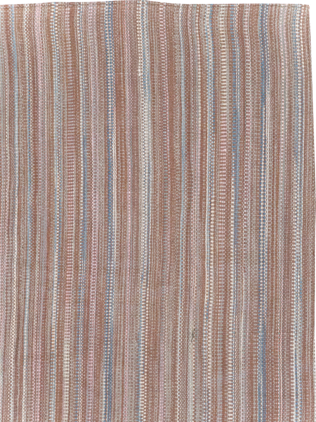 Modern Turkish Flatweave Room Size Carpet, No.31425 - Galerie Shabab
