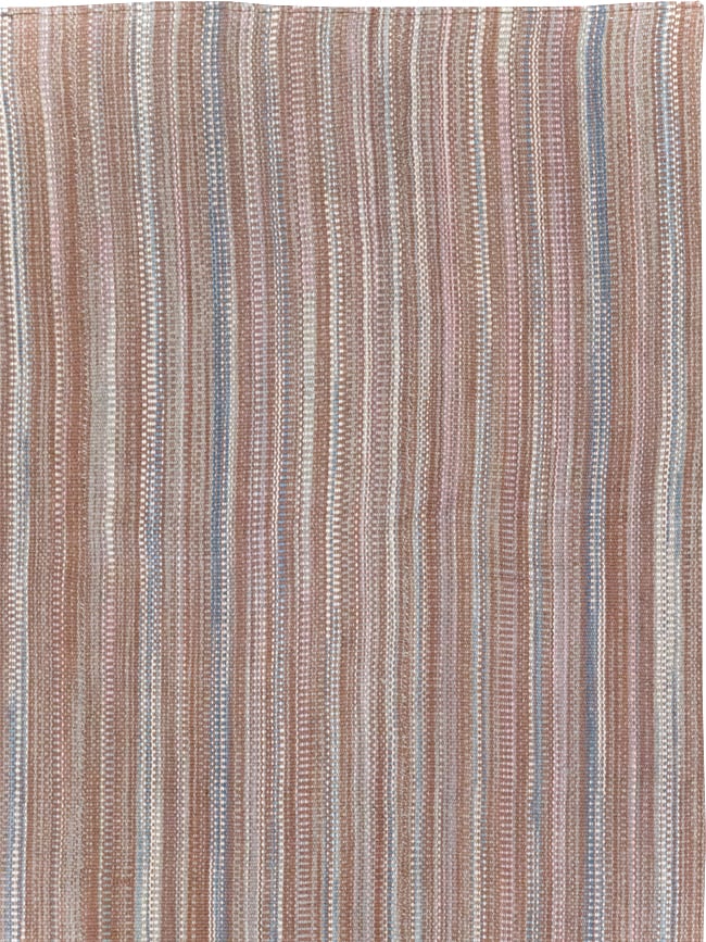 Modern Turkish Flatweave Room Size Carpet, No.31425 - Galerie Shabab