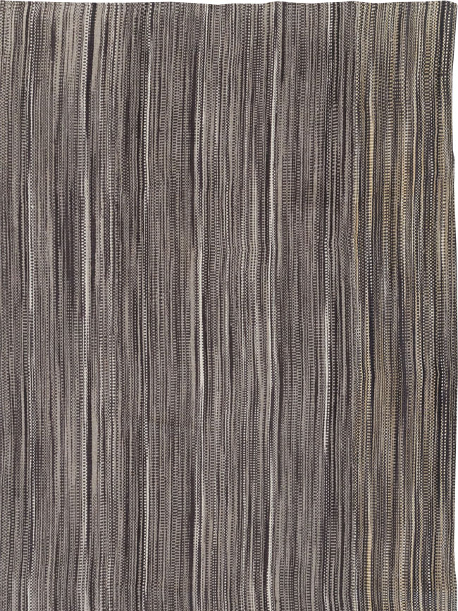 Modern Turkish Flatweave Large Carpet, No.31430 - Galerie Shabab