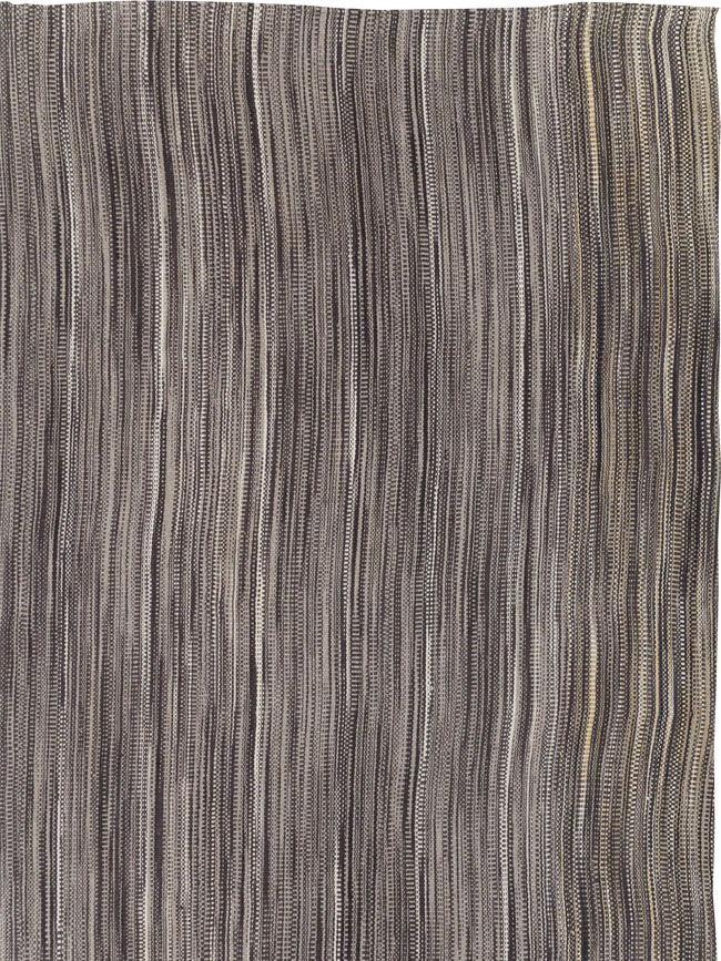 Modern Turkish Flatweave Large Carpet, No.31430 - Galerie Shabab