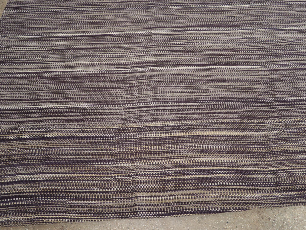 Modern Turkish Flatweave Large Carpet, No.31430 - Galerie Shabab