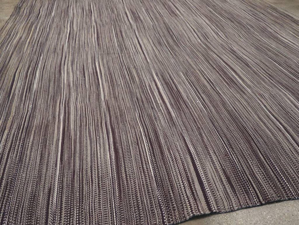 Modern Turkish Flatweave Large Carpet, No.31430 - Galerie Shabab