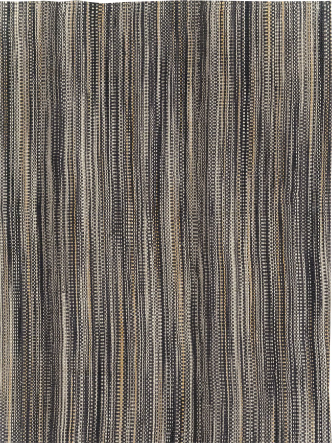 Modern Turkish Flatweave Room Size Carpet, No.31432 - Galerie Shabab
