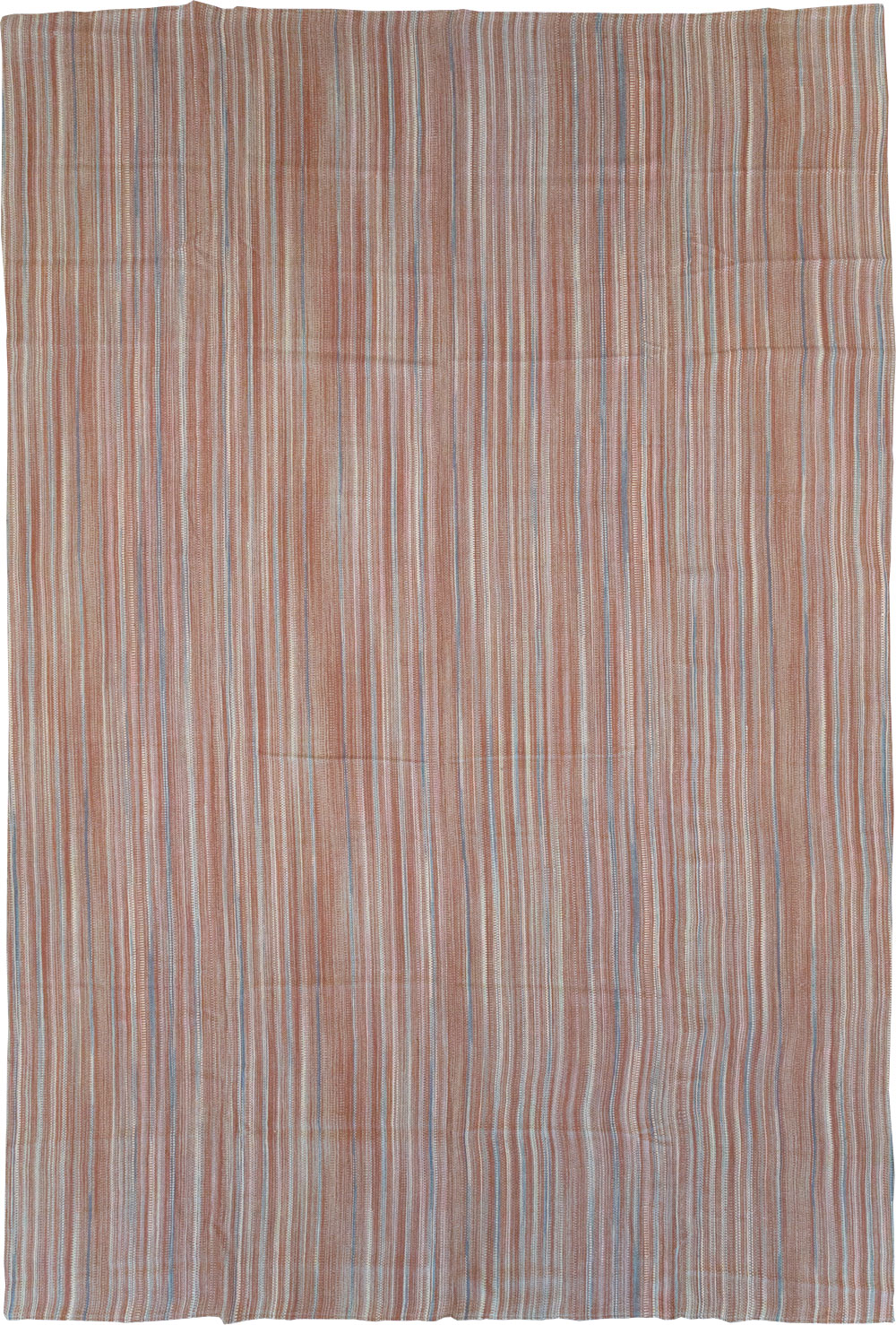 Modern Turkish Flatweave Large Carpet, No.31433 - Galerie Shabab