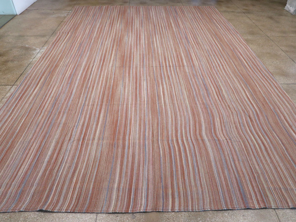 Modern Turkish Flatweave Large Carpet, No.31433 - Galerie Shabab