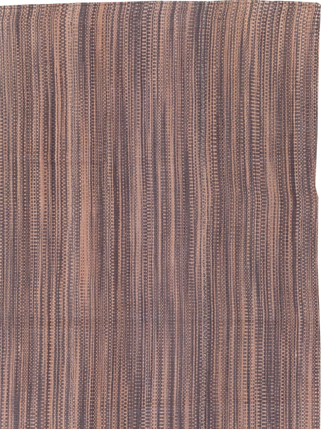 Modern Turkish Flatweave Room Size Carpet, No.31434 - Galerie Shabab
