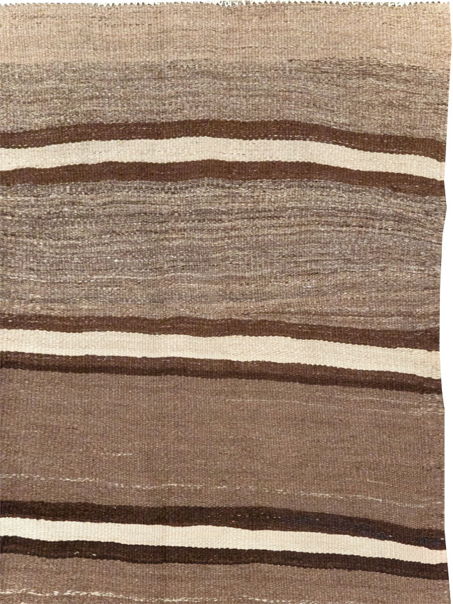 Vintage Persian Kilim Gallery Rug, No.31437 - Galerie Shabab