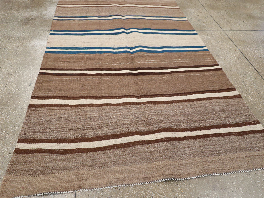 Vintage Persian Kilim Gallery Rug, No.31437 - Galerie Shabab