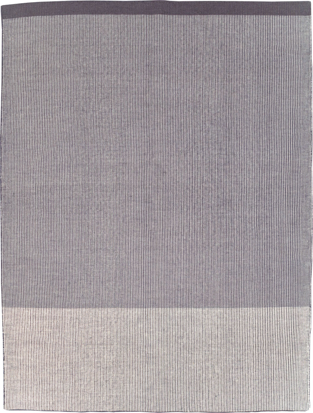 Contemporary Turkish Flatweave Room Size Carpet, No.31447 - Galerie Shabab