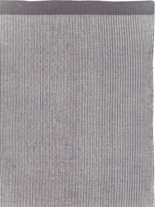 Contemporary Turkish Flatweave Room Size Carpet, No.31447 - Galerie Shabab