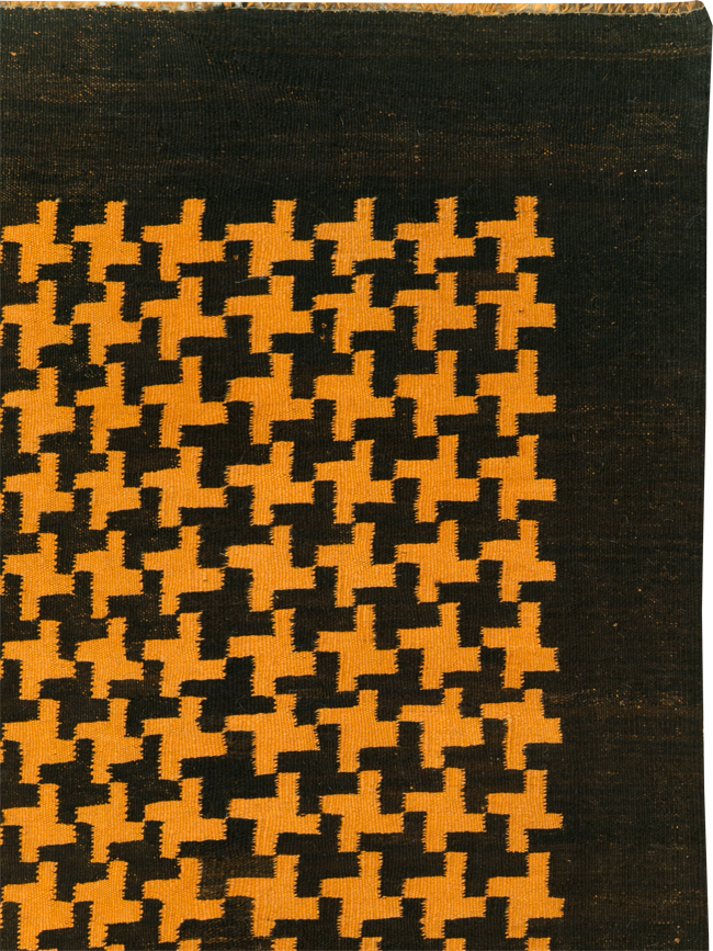 Vintage Moroccan Flatweave Gallery Rug, No.31448 - Galerie Shabab