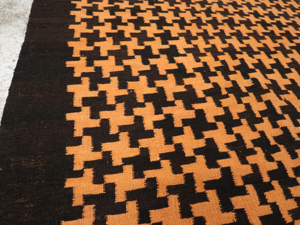 Vintage Moroccan Flatweave Gallery Rug, No.31448 - Galerie Shabab