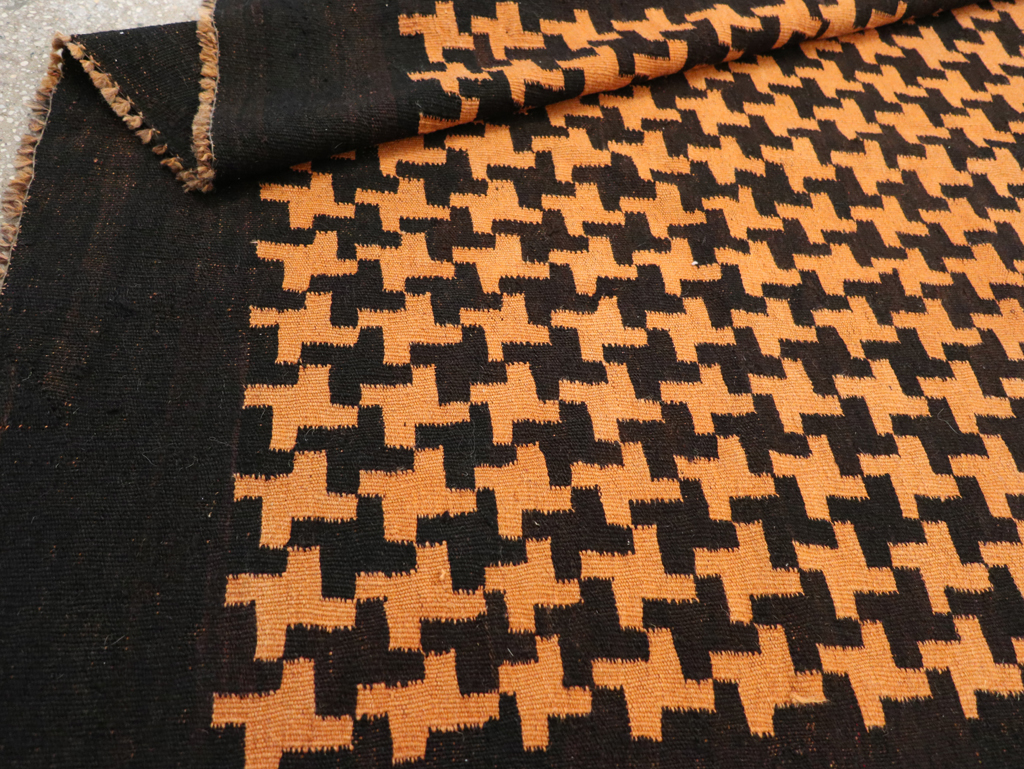 Vintage Moroccan Flatweave Gallery Rug, No.31448 - Galerie Shabab