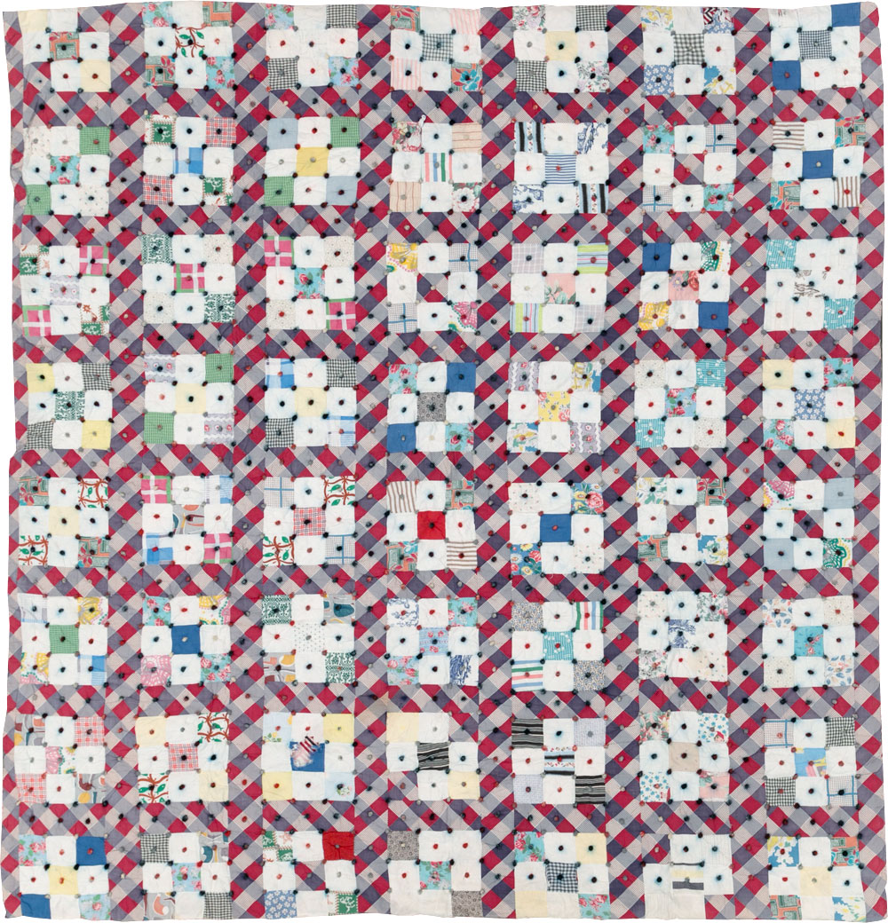 Vintage American Quilt, No.31453 - Galerie Shabab