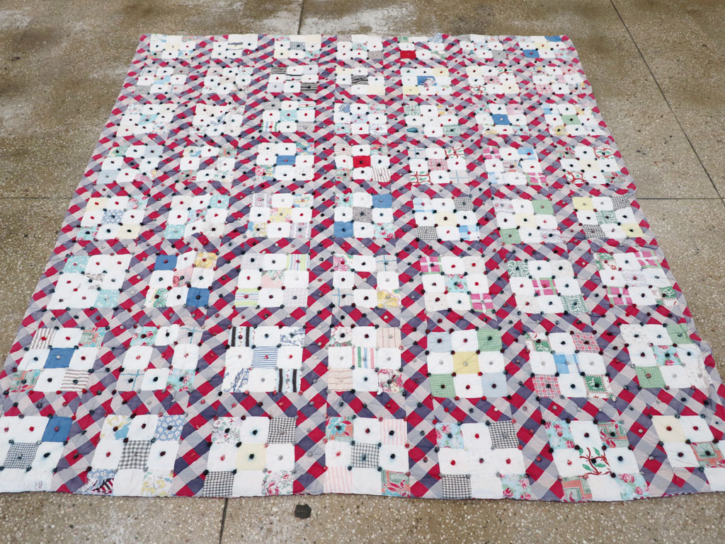 Vintage American Quilt, No.31453 - Galerie Shabab
